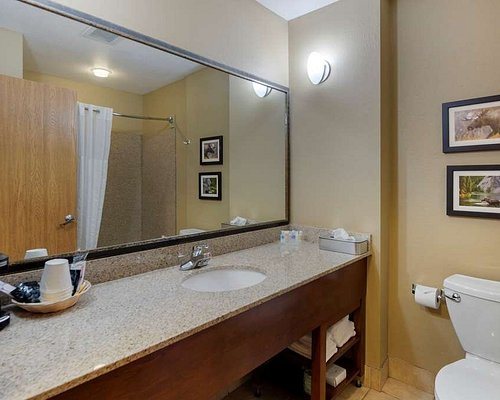 Alex Hotel Suites Anchorage Airport — Bathroom