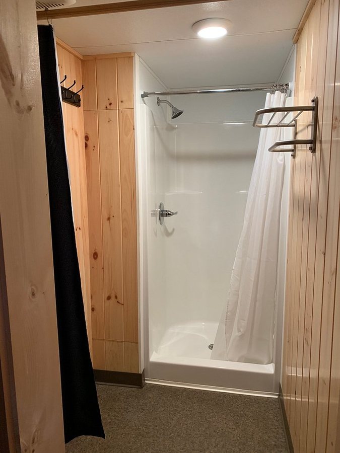 Along the River Campground Cabins — Bathroom