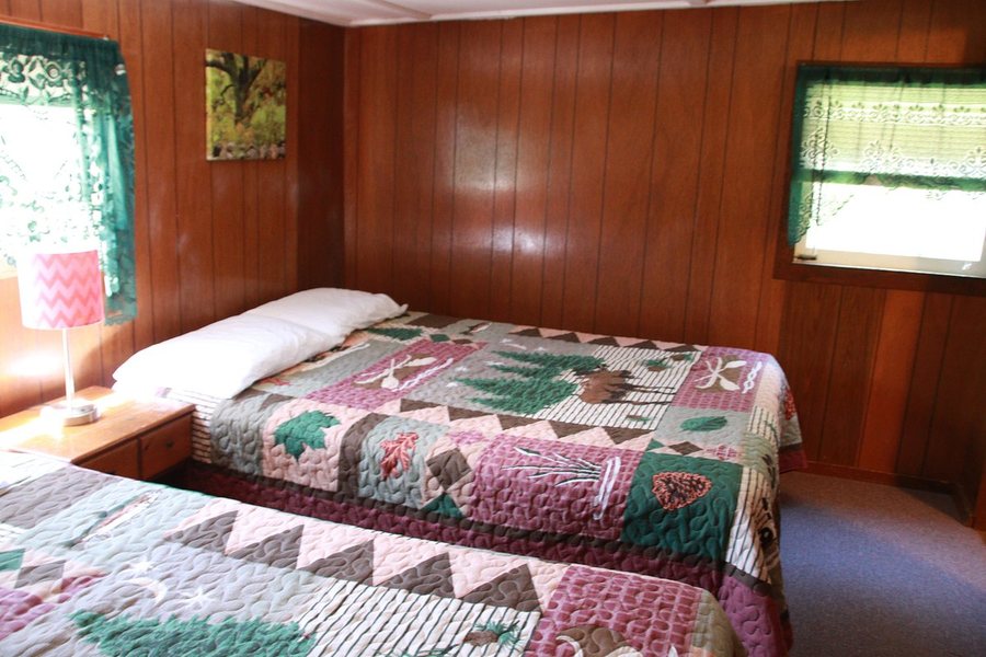 Along the River Campground Cabins — Guest room