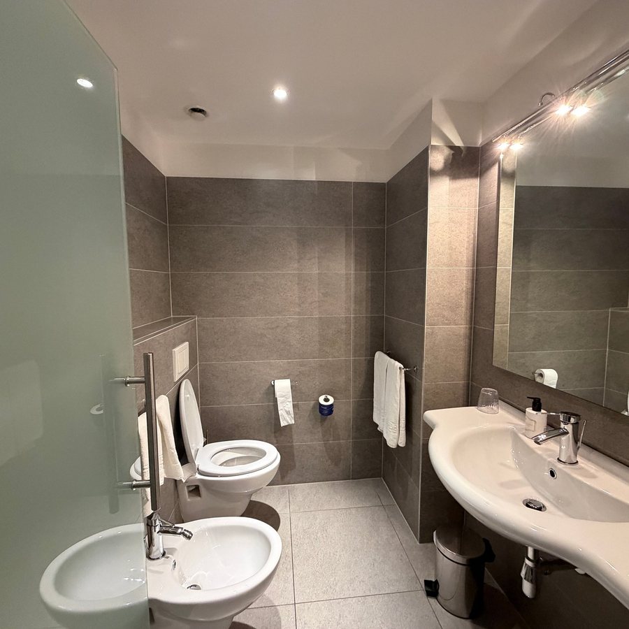 Alpenresort Belvedere Spa Gourmet Dolomiti — Bathroom
