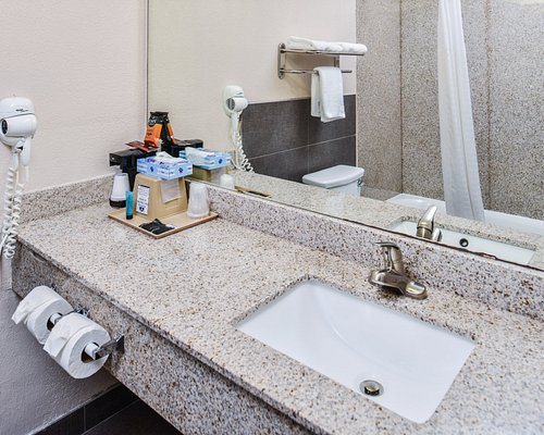 Americas Best Value Inn Houston Heights at I 45 — Bathroom
