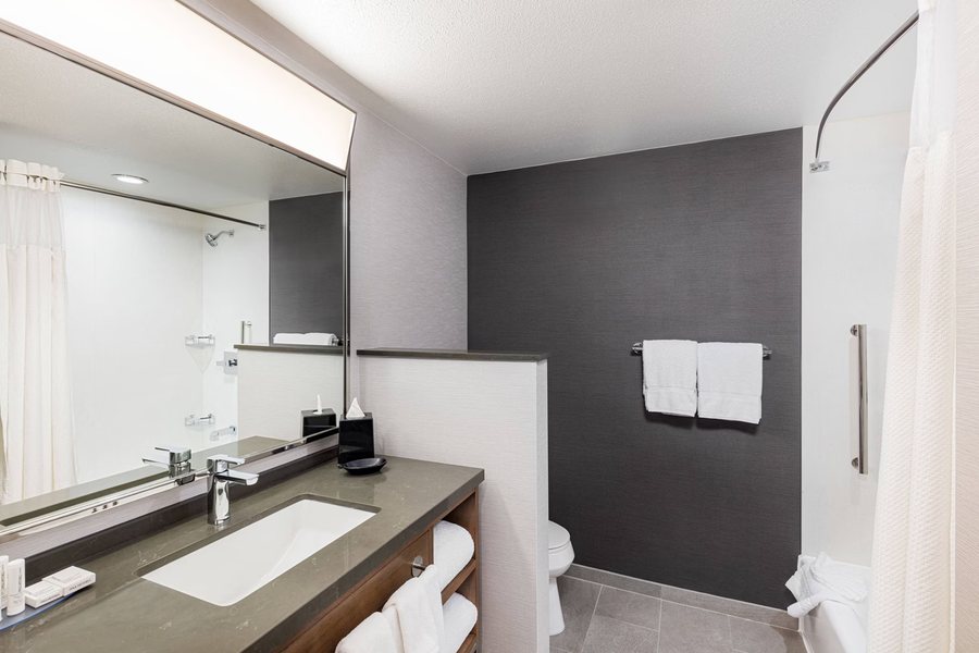 Americas Best Value Inn Suites Anaheim Convention Center — Bathroom