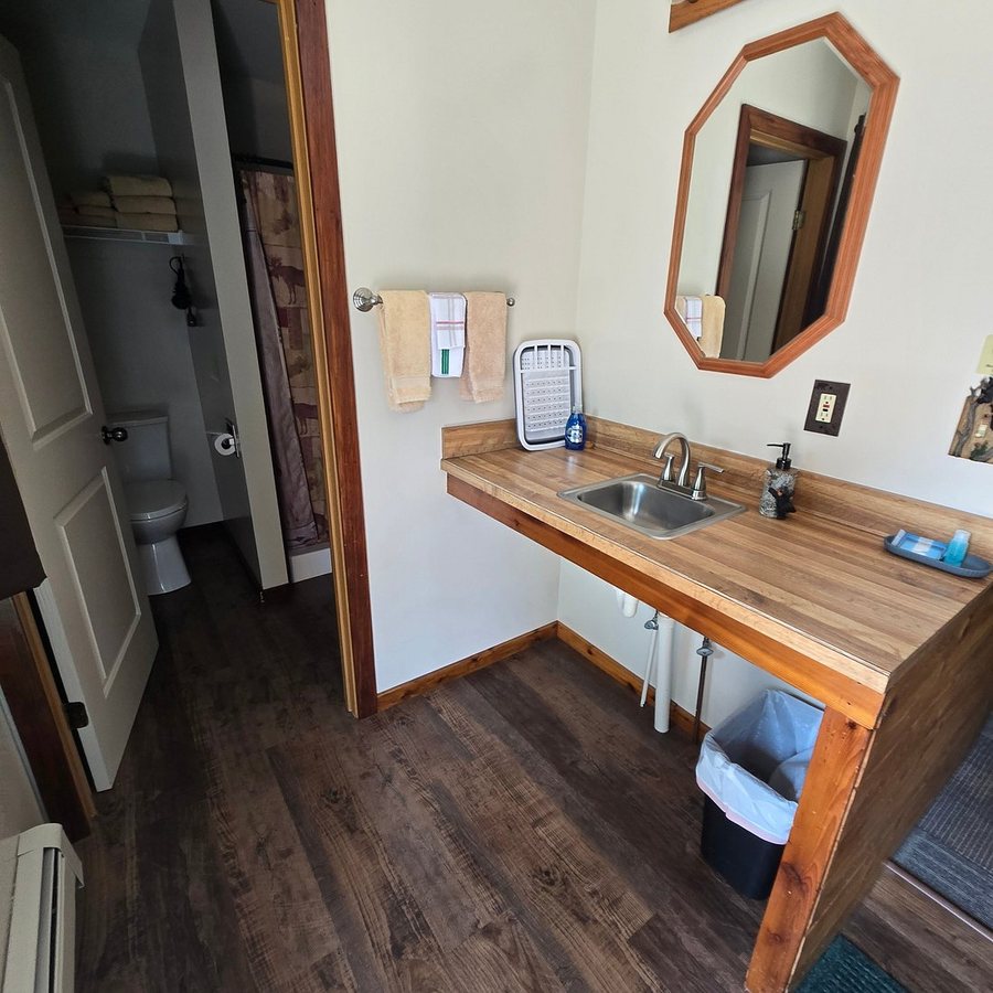 Backwoods Lodge — Bathroom