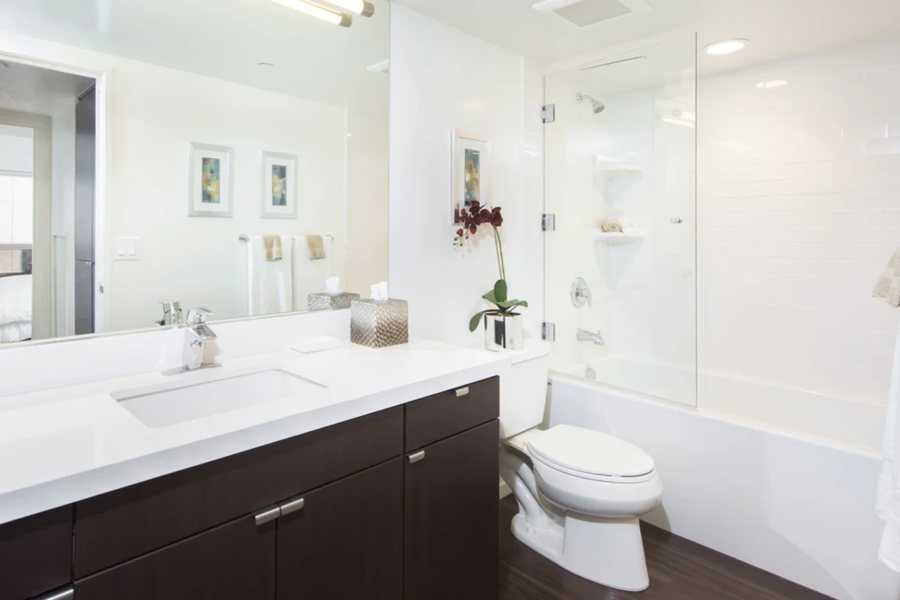 Baxter 5 Apartments Los Angeles California — Bathroom