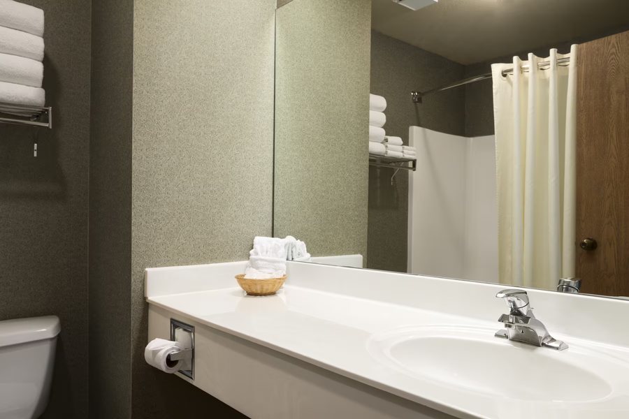 Baymont by Wyndham Troy — Bathroom