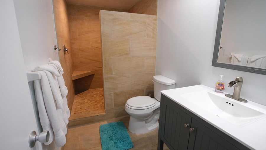 Beachpoint Cottages — Bathroom