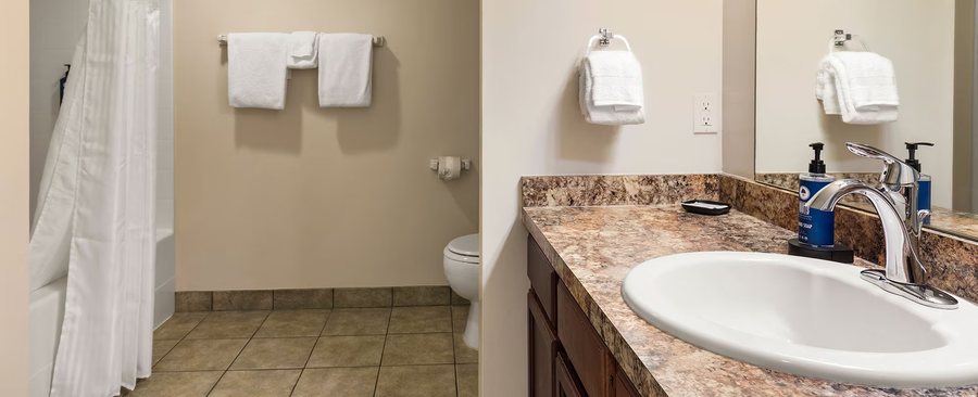 Bear Lake Motor Lodge — Bathroom