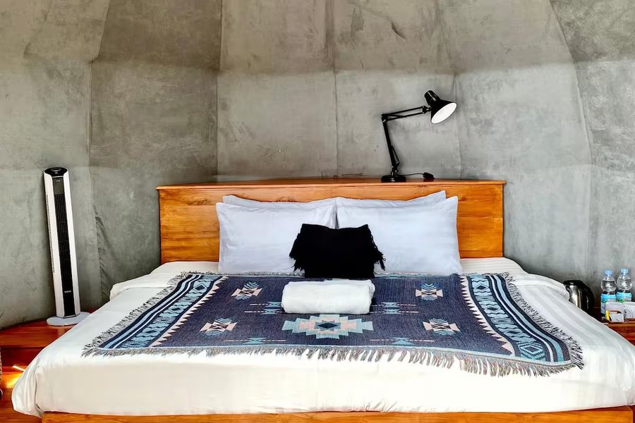 Black Lava Camp — Guest room
