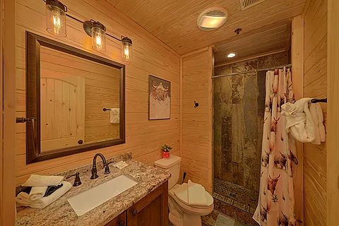 Cabins USA — Bathroom