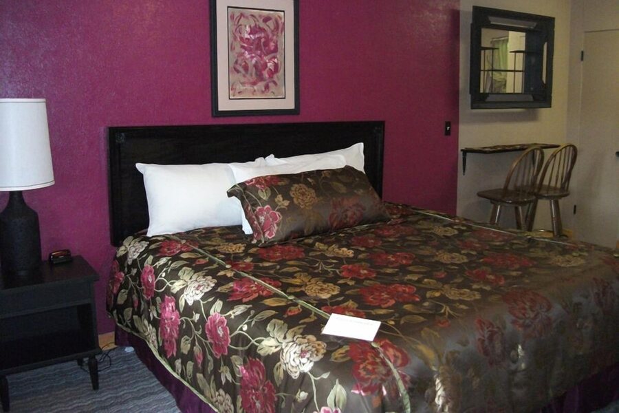 Caboose Motel — Guest room