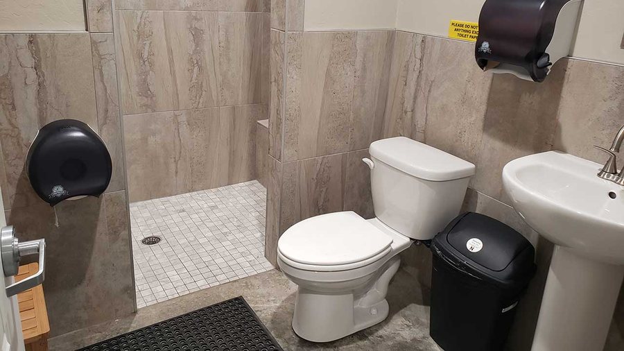 Camp The Range RV Park — Bathroom