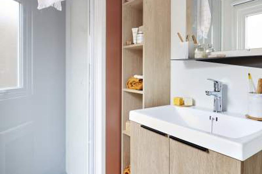 Camping Les Hauts de Port Blanc — Bathroom