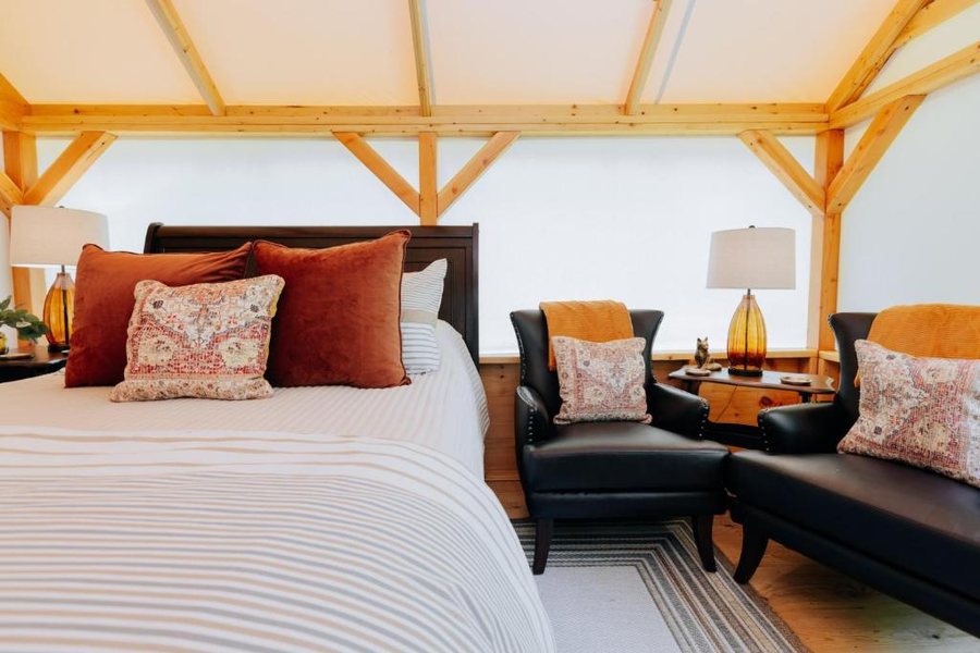 Camping on the Battenkill — Guest room