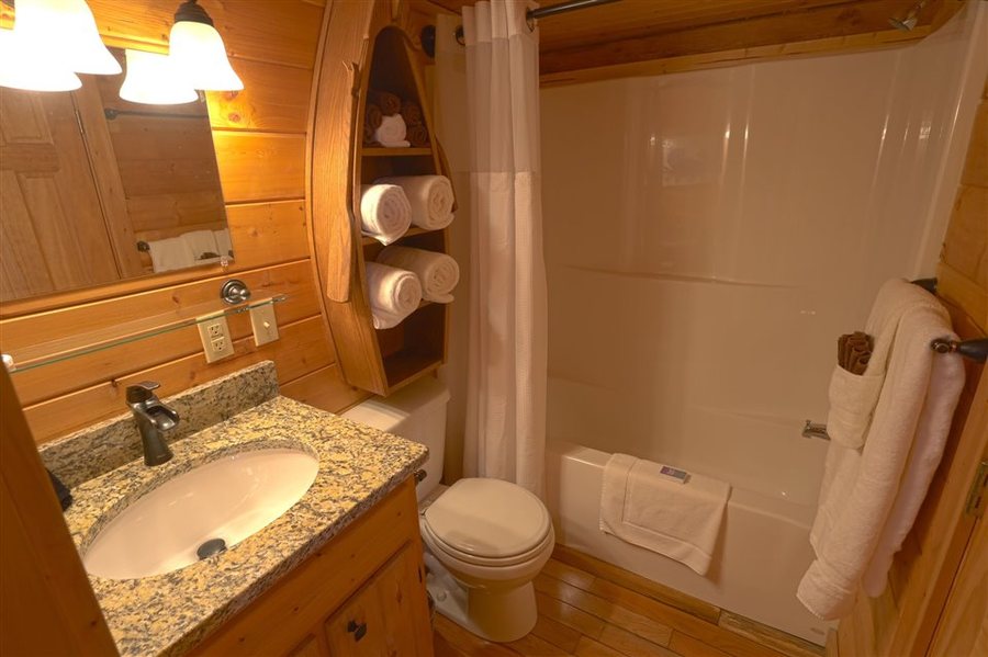 Camping on the Gulf — Bathroom