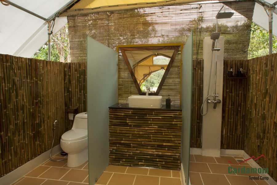 Cardamom Tented Camp — Bathroom