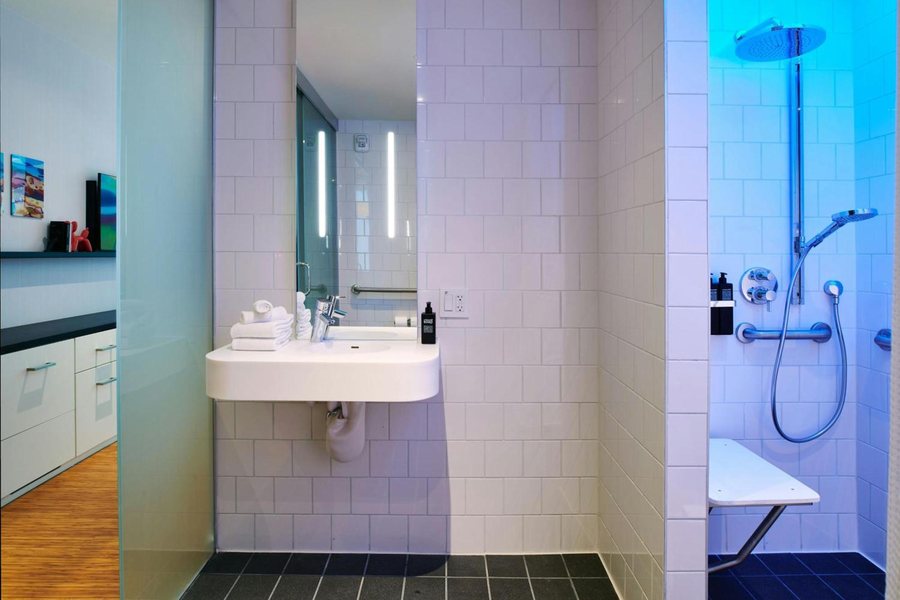 CitizenM Miami World Center Miami Florida — Bathroom