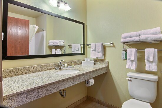 Cobblestone Hotel Suites Devils Lake — Bathroom