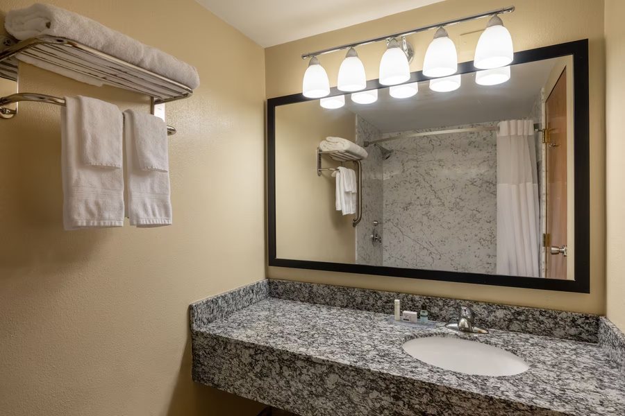 Comfort Inn Suites Cedar Rapids North Collins Road — Bathroom