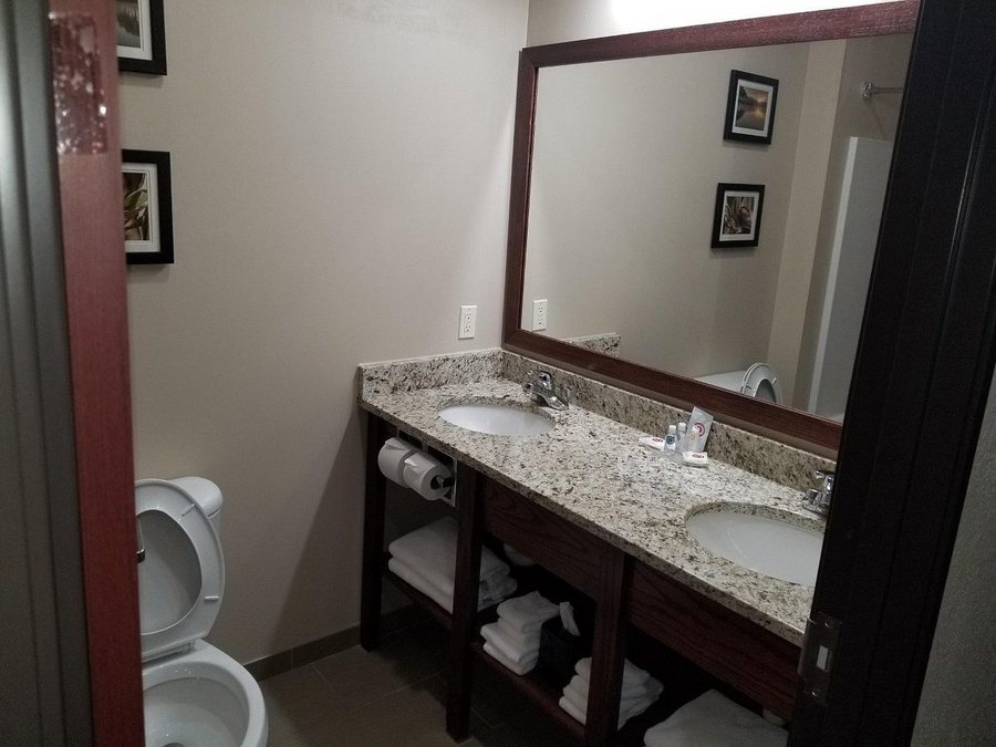 Comfort Inn Suites Davenport Quad Cities — Bathroom