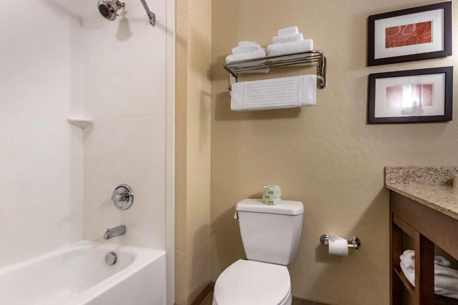 Comfort Suites Airport University — Bathroom