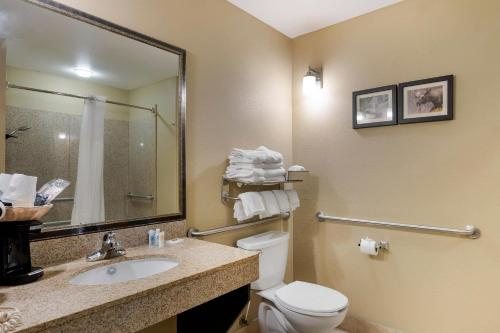 Comfort Suites Anchorage International Airport Anchorage Alaska — Bathroom