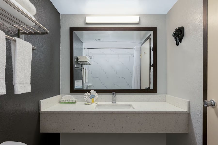 Comfort Suites Grand Prairie Arlington North — Bathroom