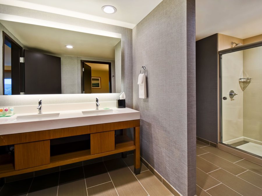 Comfort Suites Huntsville MidCity District at Research Park — Bathroom