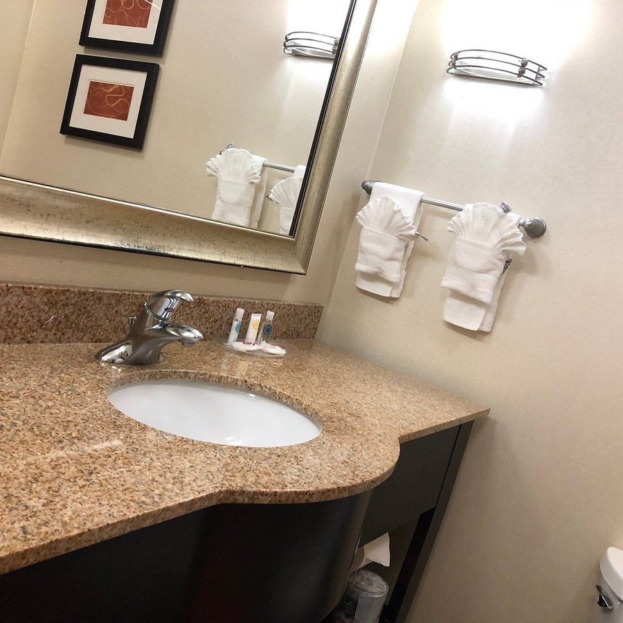 Comfort Suites Rock Hill Manchester Meadows Area — Bathroom