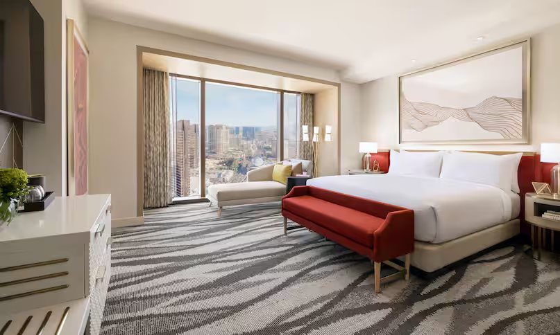 Conrad Las Vegas at Resorts World Las Vegas Nevada — Guest room