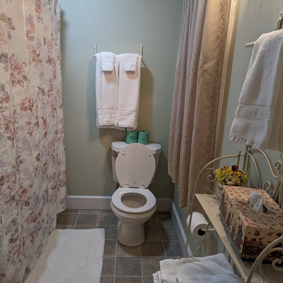 Corner George Inn Bed Breakfast Maeystown Illinois — Bathroom
