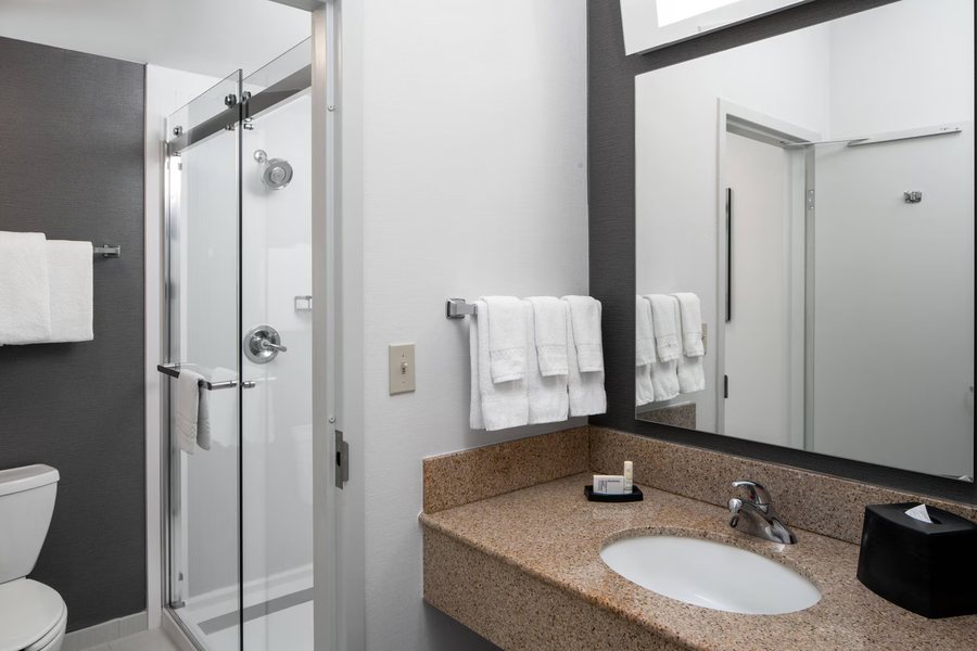 Courtyard by Marriott Dulles Airport Herndon Reston — Bathroom