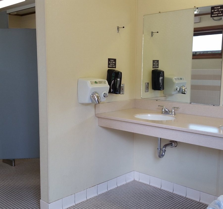 Custer State Park Campgrounds — Bathroom