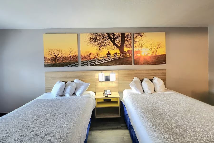Days Inn Suites By Wyndham Houston North spring — Guest room