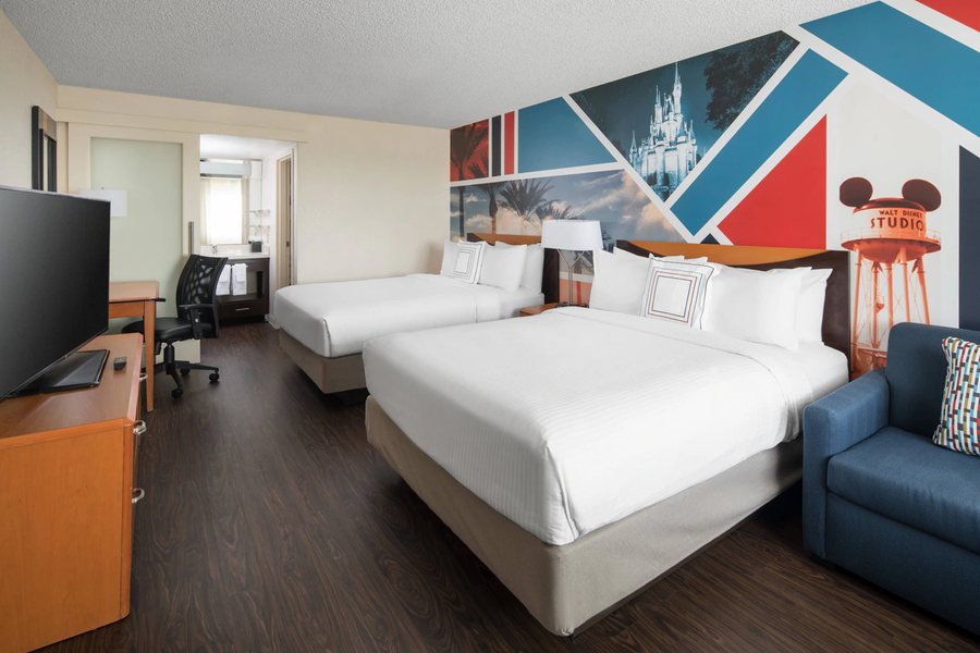 Disneyland Hotel — Guest room