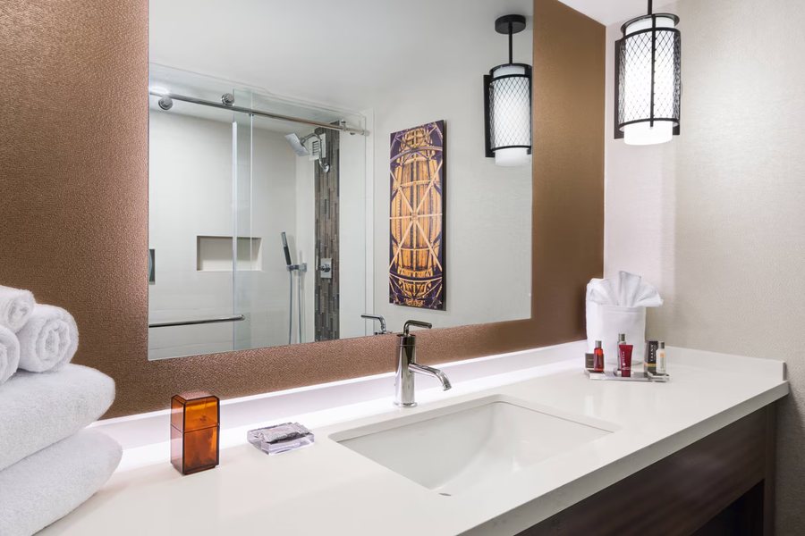 DoubleTree by Hilton Hotel Baton Rouge — Bathroom