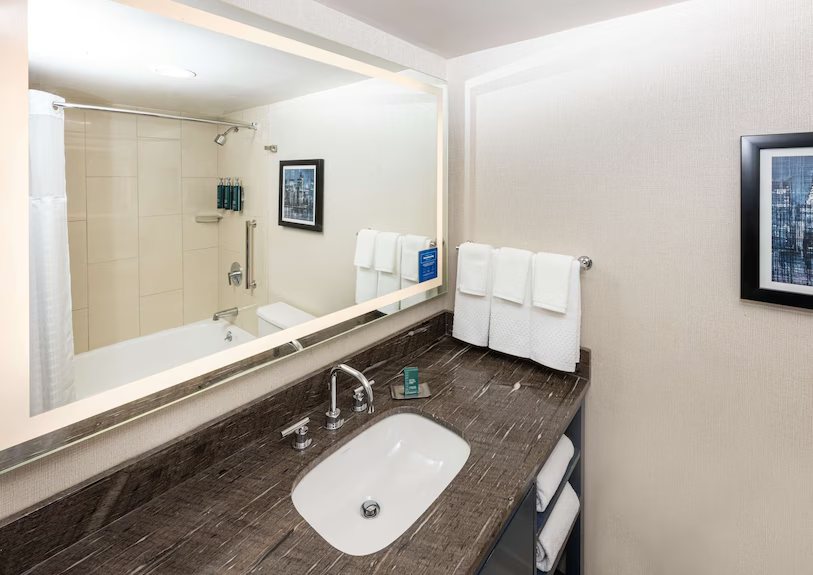 Doubletree By Hilton Hotel Newark Fremont — Bathroom