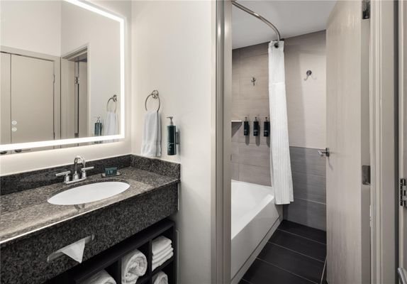 DoubleTree by Hilton Hotel Racine Harbourwalk — Bathroom