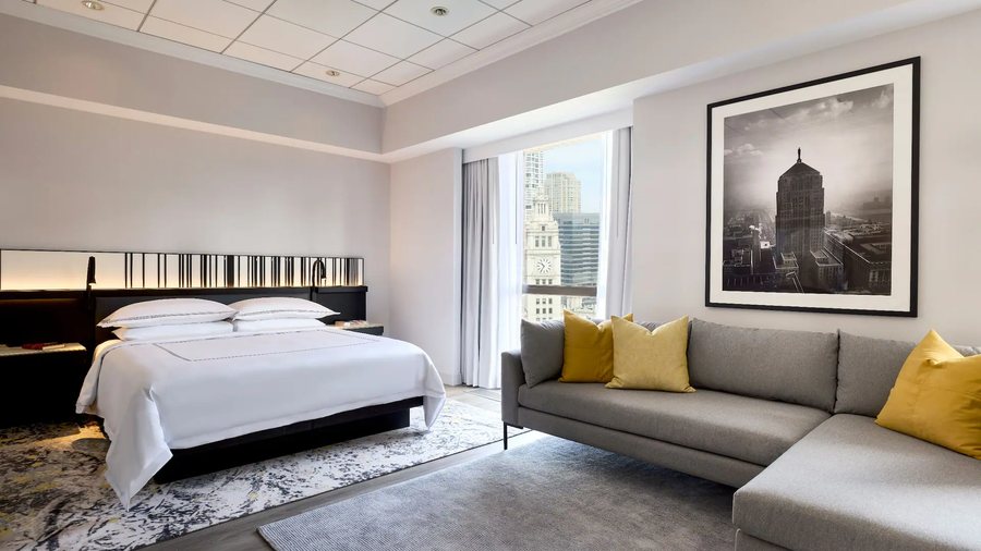 Downtown Suites Chicago Illinois — Guest room