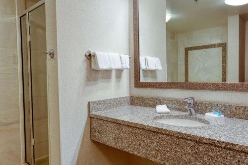 Drury Plaza Hotel Indianapolis Carmel Indianapolis Indiana — Bathroom