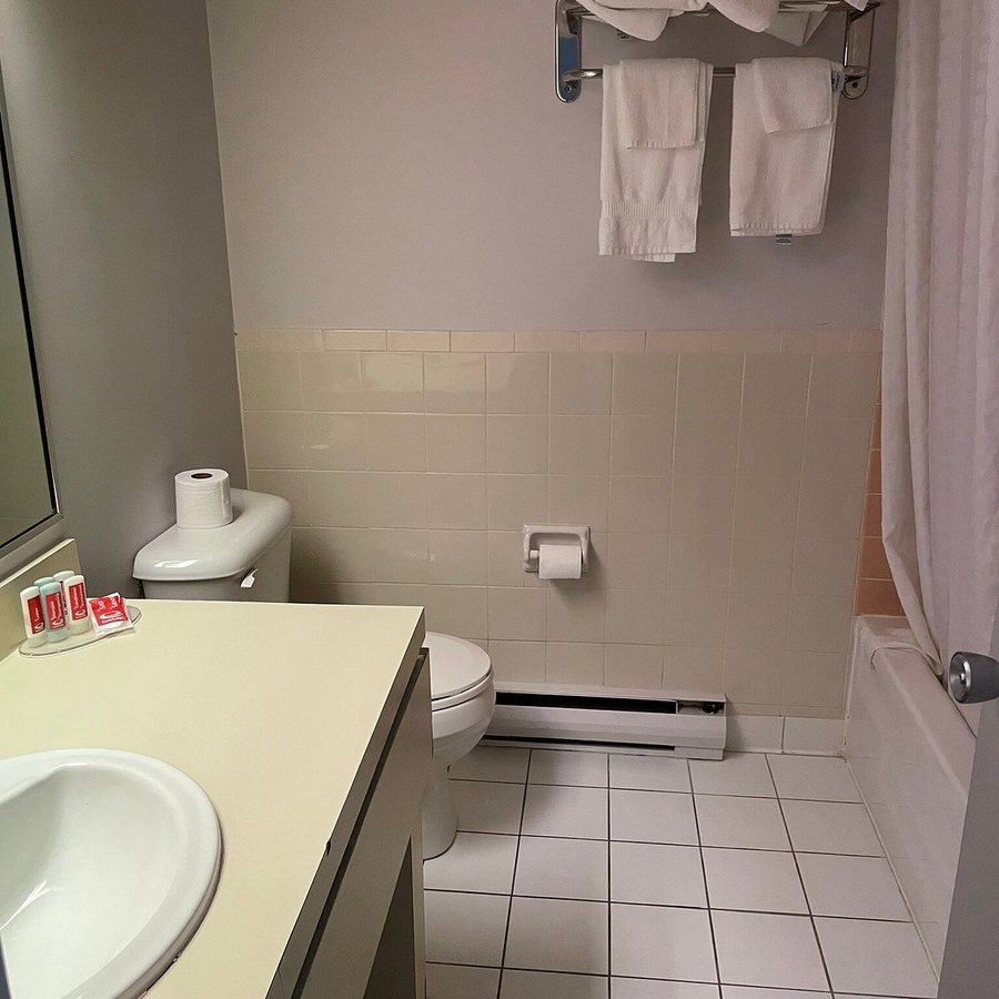 Econo Lodge At The Falls North — Bathroom