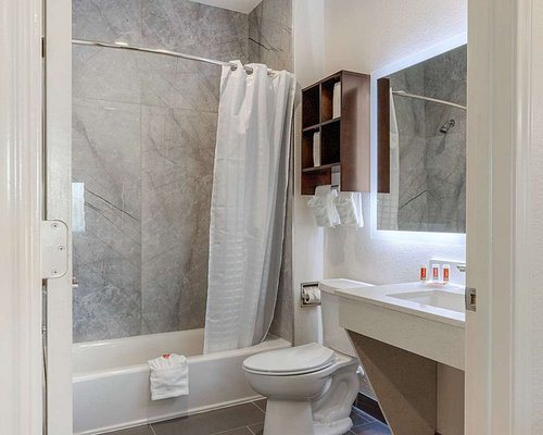 Econo Lodge Inn Suites Houston NW Cy Fair — Bathroom