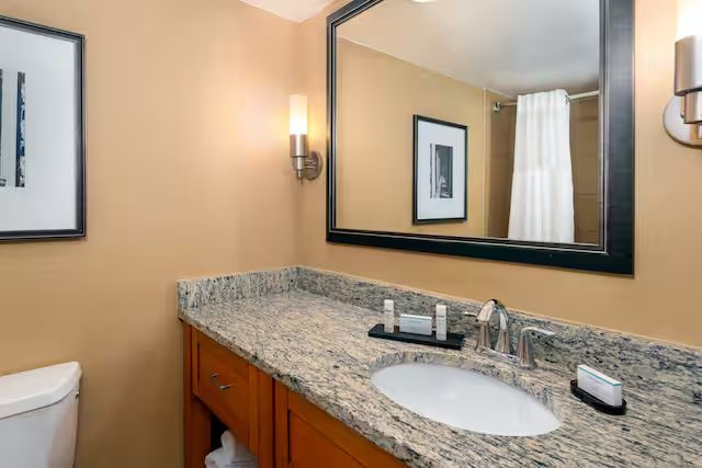 Embassy Suites by Hilton Kansas City International Airport — Bathroom