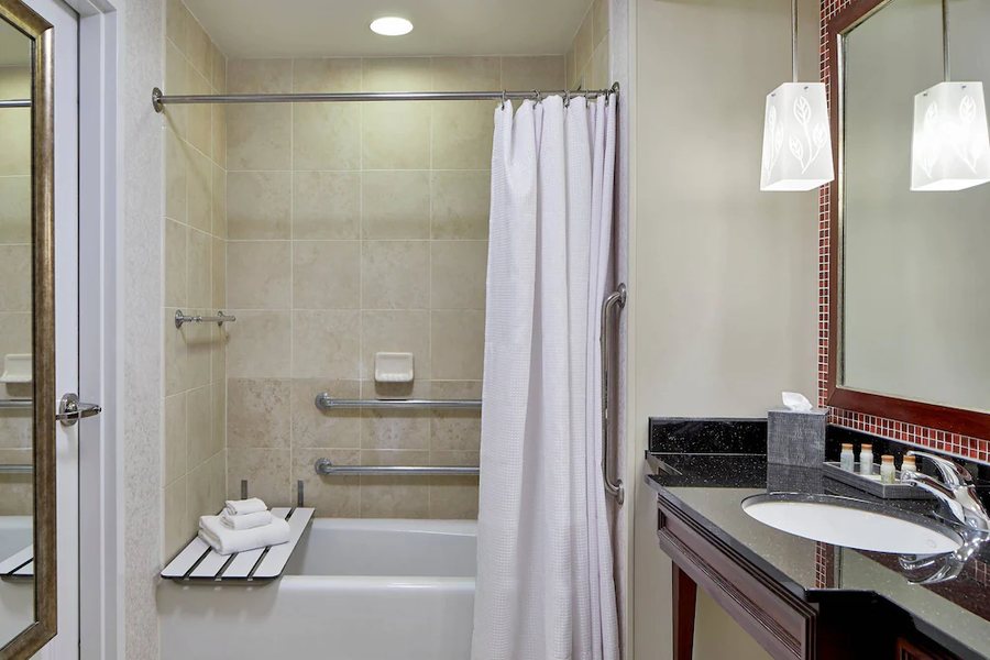 Embassy Suites by Hilton Montgomery Hotel Conference Center — Bathroom