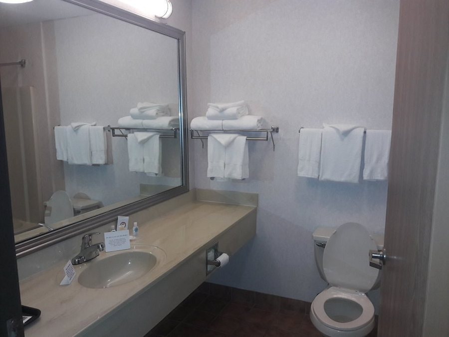 Fairbridge Inn Suites Batavia Darien Amusement Park — Bathroom