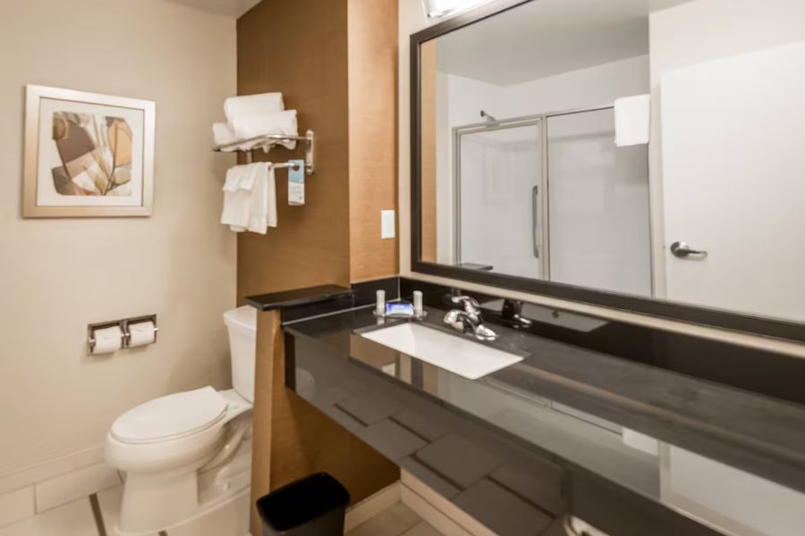 Fairfield Inn Suites by Marriott Mobile — Bathroom