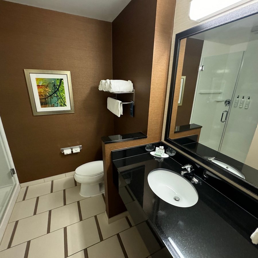 Fairfield Inn Suites Rochester Mayo Clinic Area Saint Marys — Bathroom