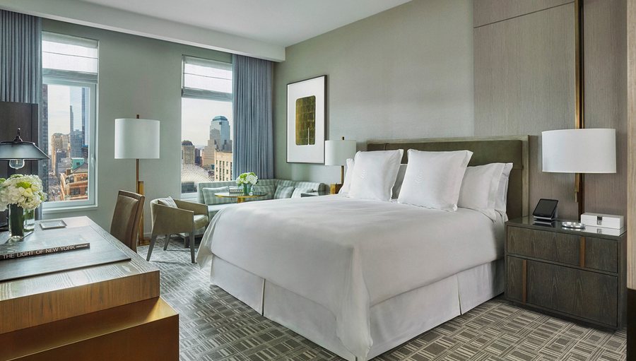 Four Seasons Hotel New York Downtown New York City New York — Guest room