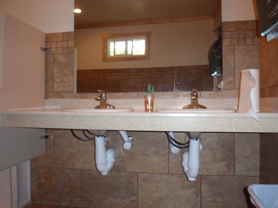 Frontier Wilderness Campground — Bathroom