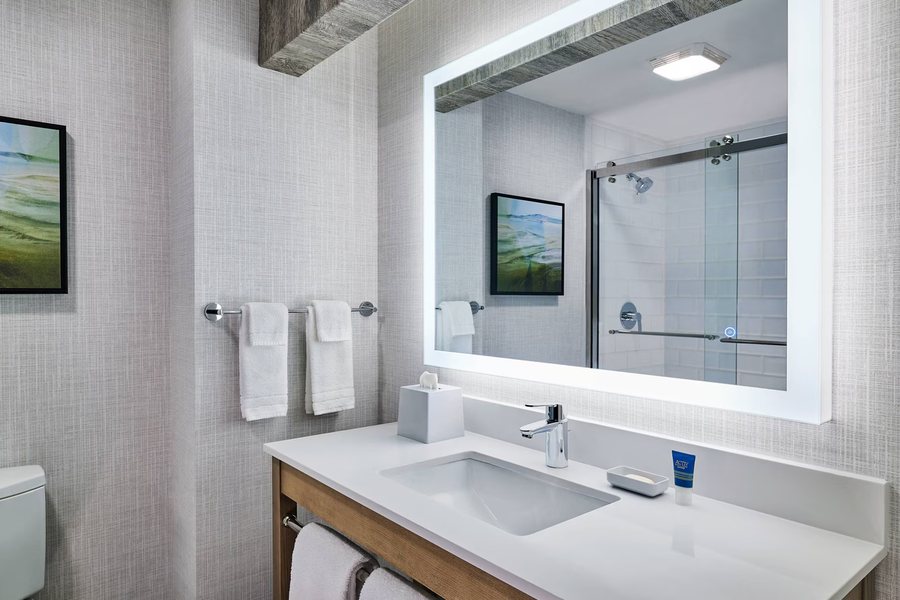 Garner Hotel Salt Lake City Airport — Bathroom
