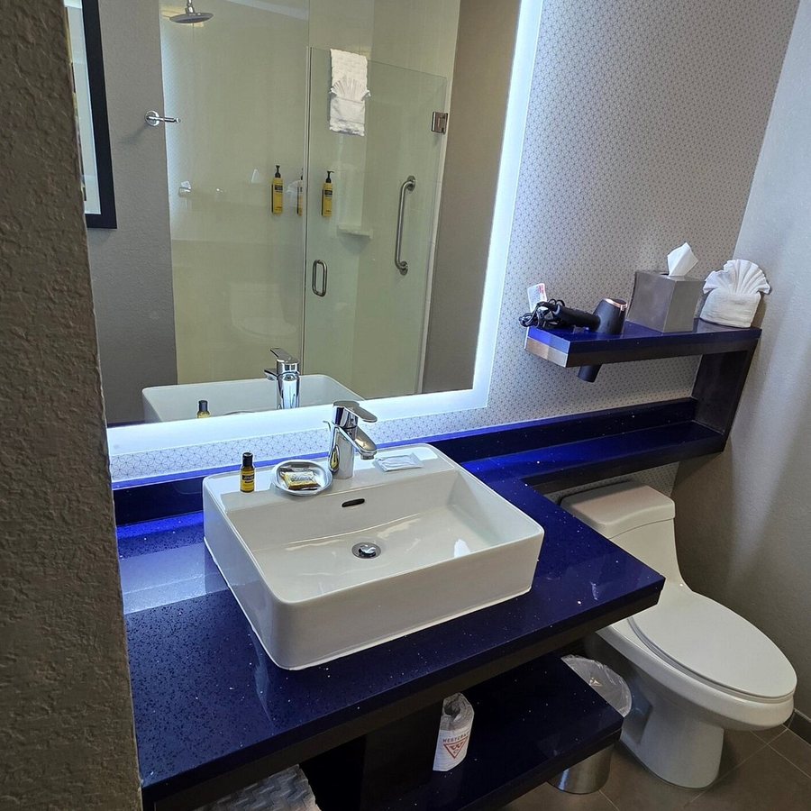 GLo Hotel Asheville Blue Ridge Parkway — Bathroom